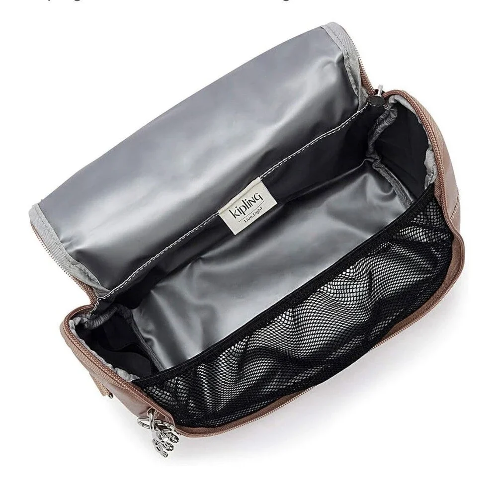 Kipling Lunch Bag 2L Gold Metallic Insulated Waterproof